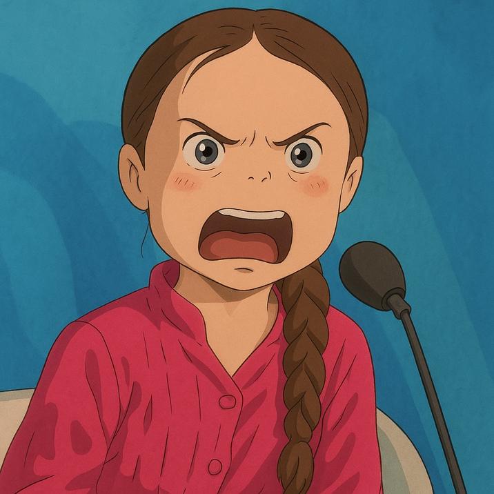 This meme features a cartoon image of a girl with a shocked and angry expression, likely with a caption like "When someone says 'I'm not a morning person' but they're already on their 5th coffee". The image conveys a sense of irony and humor, poking fun at the idea that someone can be both a morning person and a coffee addict at the same time.